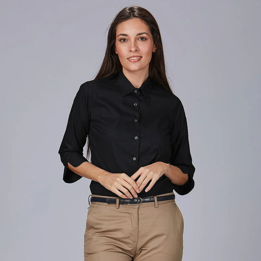 240035-001 - CAMISA MUJER BEATRICE NEGRO