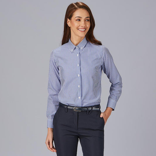 240036-1143 - CAMISA MUJER ANNALISA RAYA AZULINA