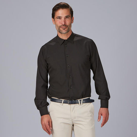 260034-001 - CAMISA HOMBRE SLIM FIT GABRIEL NEGRO