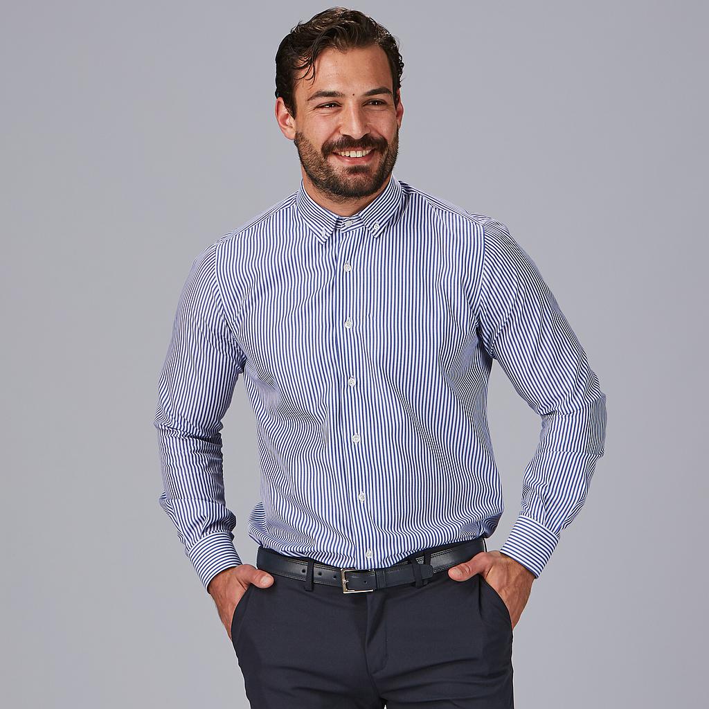 260036-1143 - CAMISA HOMBRE SLIM FIT LORENZO RAYA AZULINA