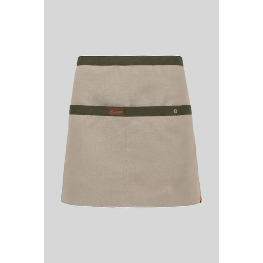 263194-199 - DELANTAL CORTO MAURICE BEIGE C/VERDE OLIVA