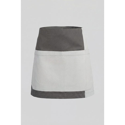 265231-184 - DELANTAL CORTO BICOLOR JOKER GRIS C/GRIS MEDIO
