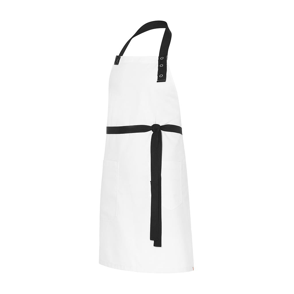 282160-80 - DELANTAL PETO RAINBOW BLANCO C/NEGRO