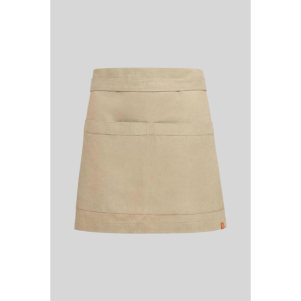 292314-188 - DELANTAL CORTO DIAMOND BEIGE C/BEIGE