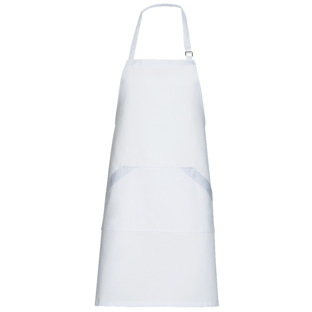 302160-13 - DELANTAL PETO GANDIA BLANCO