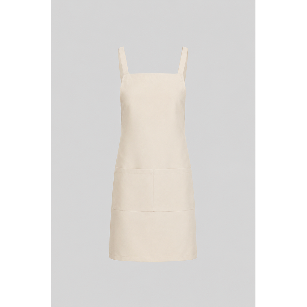 307221-15 - DELANTAL PETO MISTRAL BEIGE