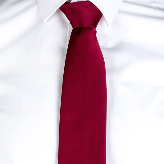 321000-112 - CORBATA S/NUDO BURDEOS