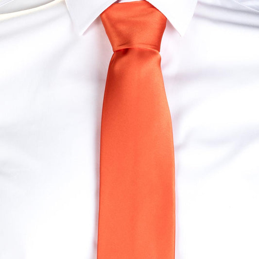 321000-116 - CORBATA S/NUDO NARANJA