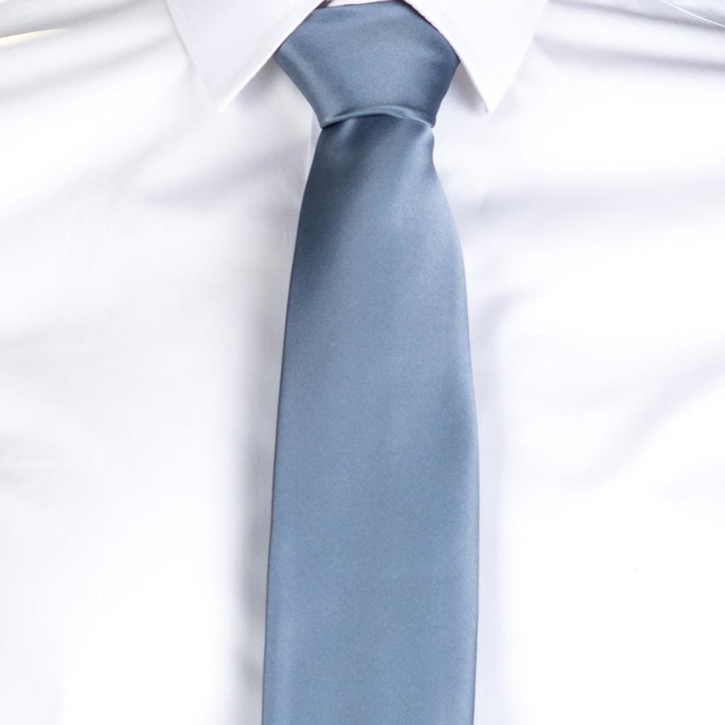 321000-117 - CORBATA S/NUDO GRIS PERLA
