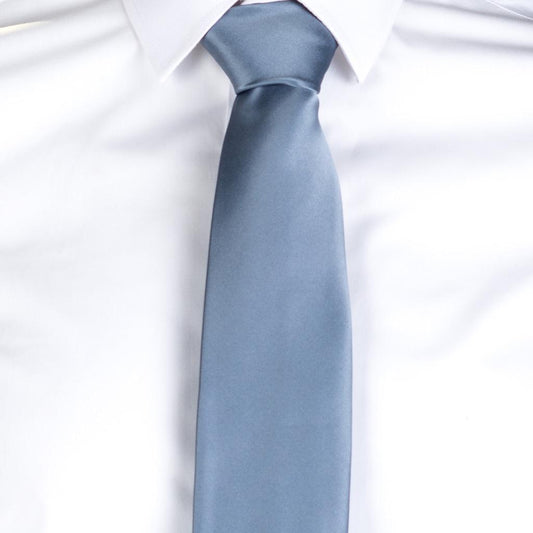 321000-117 - CORBATA S/NUDO GRIS PERLA