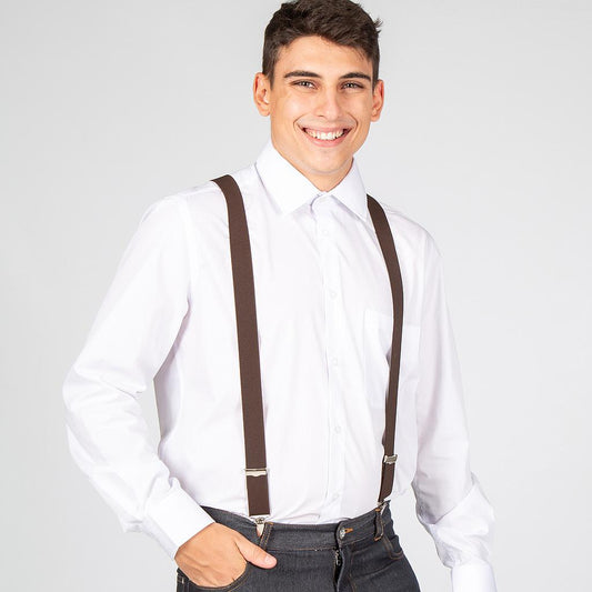 329000-124 - TIRANTES 30MM UNISEX MARRÓN