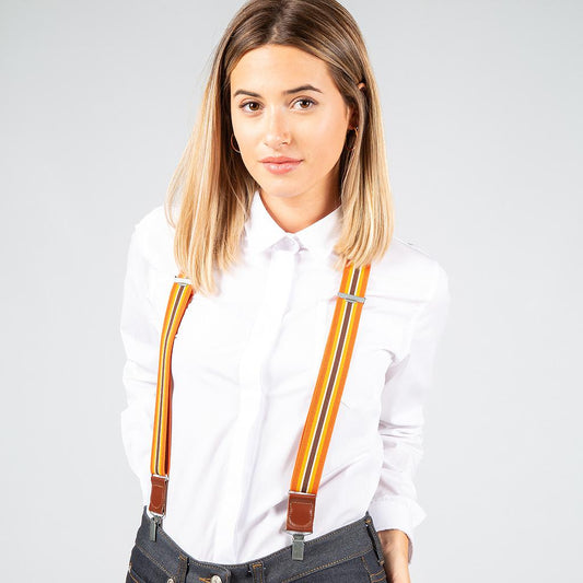 329400-116 - TIRANTE 30MM ELASTICO UNISEX (4 PINZAS) NARANJA
