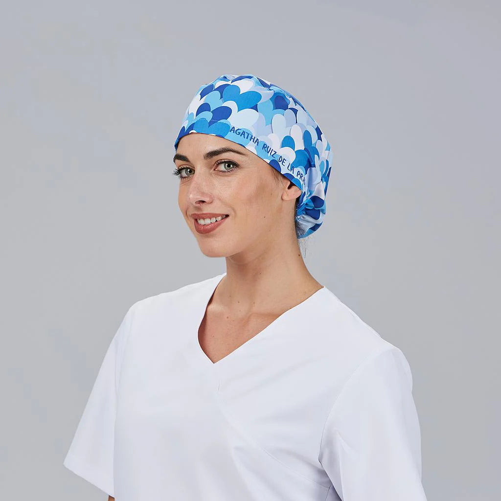 400008-5146 - GORRO CIRUJANO GOMA AGATHA CUORE AZUL