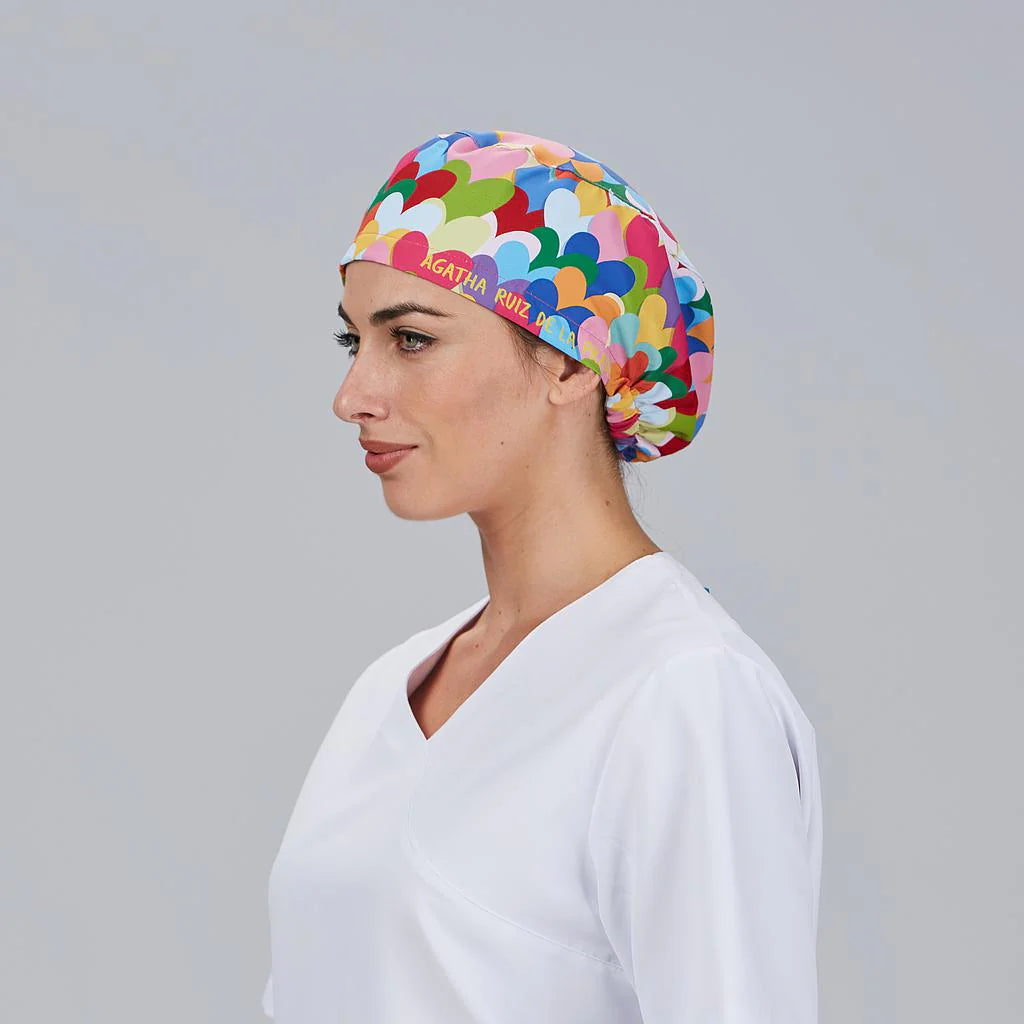 400008-5149 - GORRO CIRUJANO GOMA AGATHA CUORE MULTICOLOR