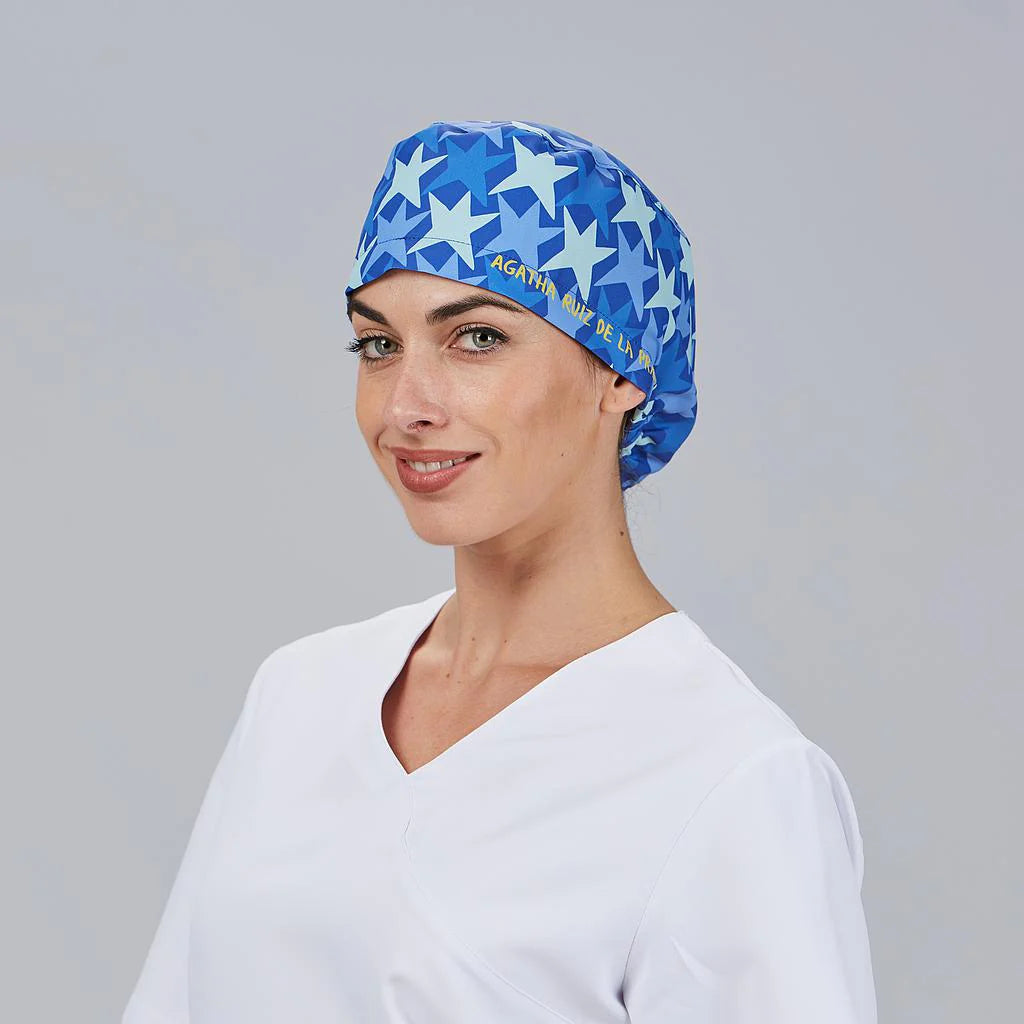 400008-5152 - GORRO CIRUJANO GOMA AGATHA COMETA AZUL