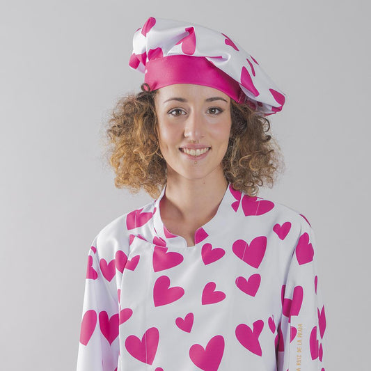 400011-5148 - GORRO GRAN CHEF AGATHA CUORE ROSA