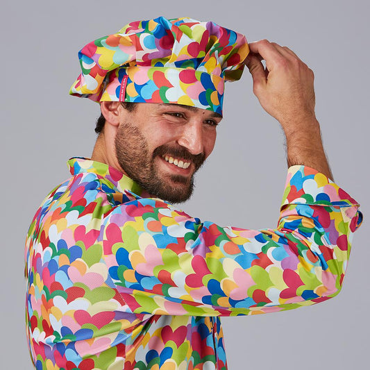 400013-5149 - GORRO GRAN CHEF HEART ALGODON AGATHA