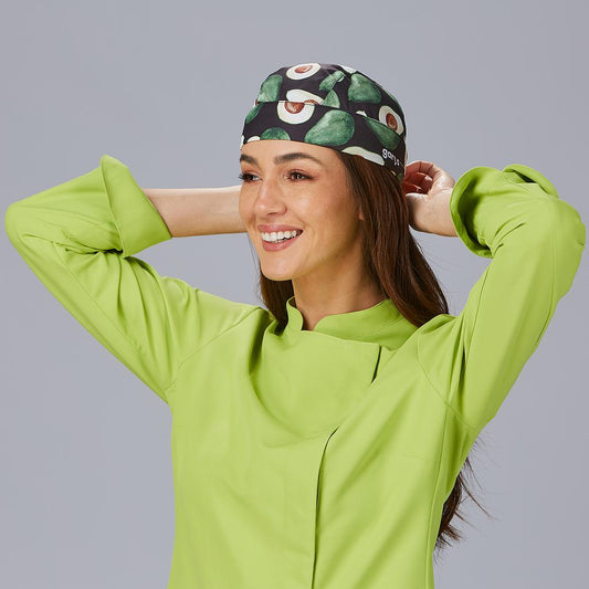 400017-5156 - GORRO PIRATA MICROFIBRA ESTAMPADA AGUACATE