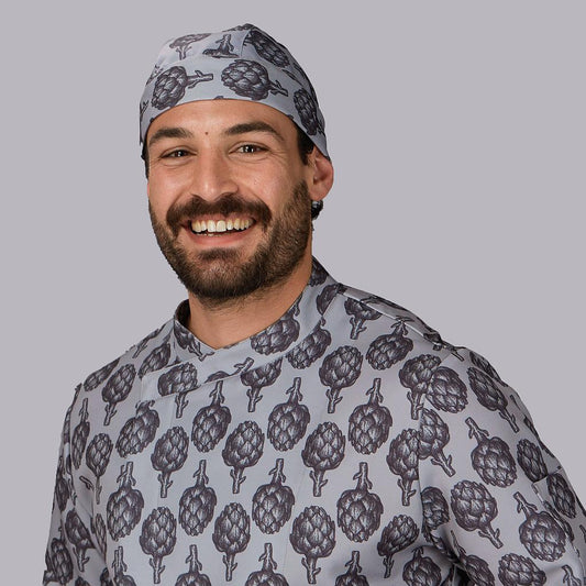 400021-5163 - GORRO PIRATA ALGODON ESTAMPADO ALCACHOFA