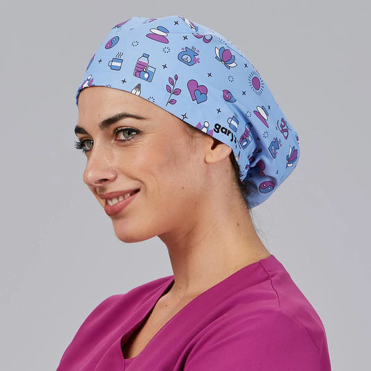 400022-2921 - GORRO CIRUJANO GOMA DIVINE CELESTE