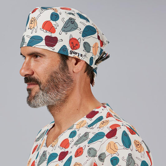 400023-2911 - GORRO CIRUJANO TIRAS RONRONEO