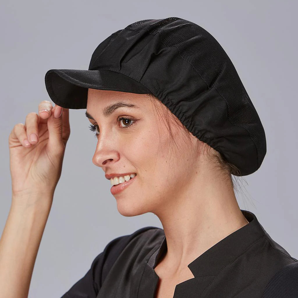 421000-001 - GORRA MUJER POPELIN NEGRO (PAQ. 10 UNDS)