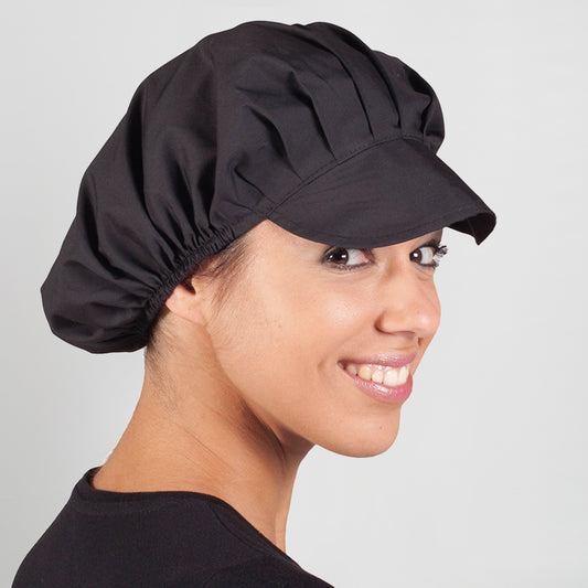 421000-001 - GORRA MUJER POPELIN NEGRO (PAQ. 10 UNDS)