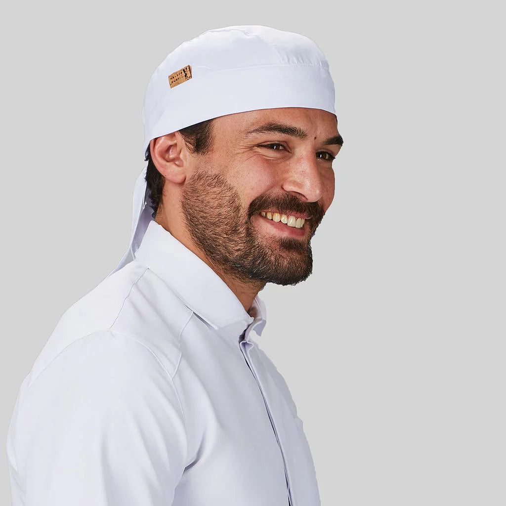 441700-101 - GORRO PIRATA TEJIDO RECICLADO MICROFIBRA BLANCO