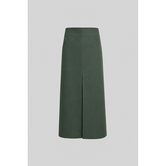 443160-168 - DELANTAL LARGO DUNA VERDE OLIVA