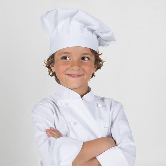 445100-101 - GORRO GRAN CHEF INFANTIL BLANCO