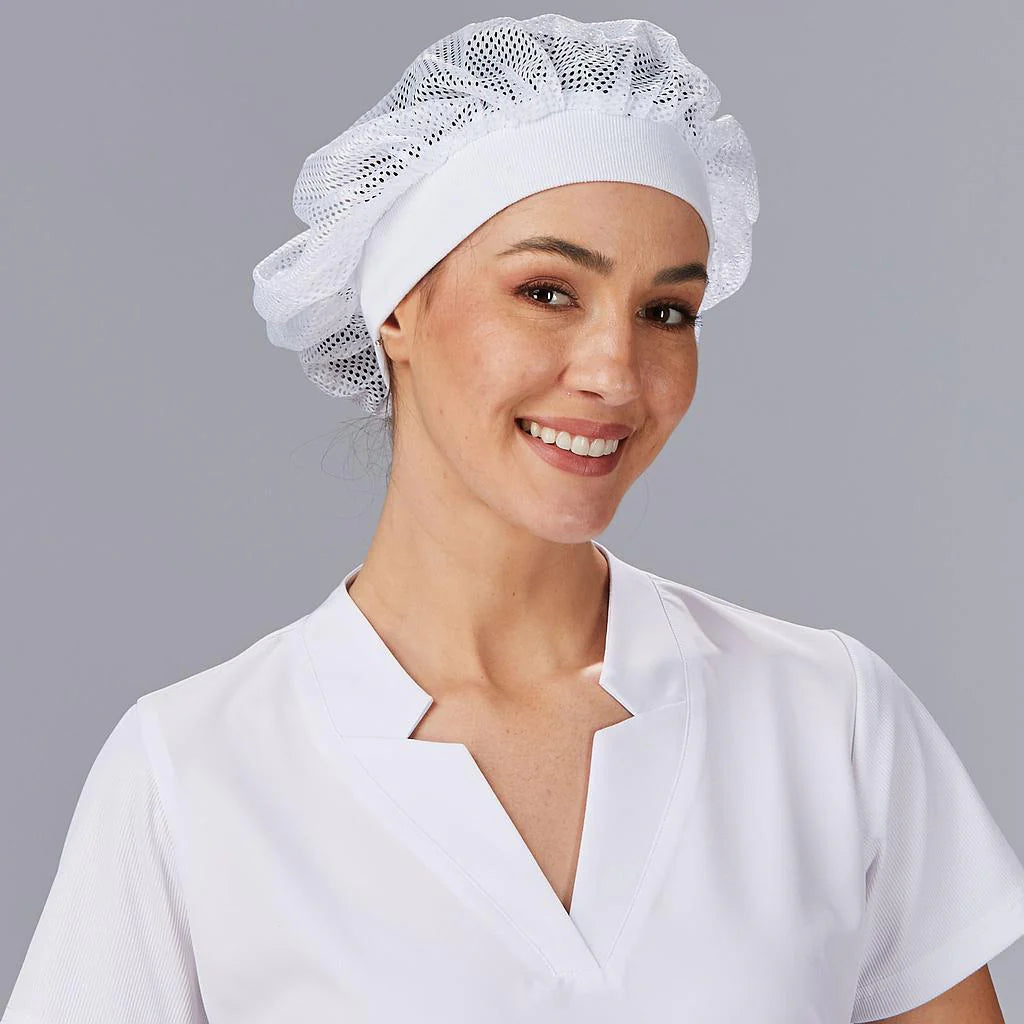 446100-101 - GORRO CON CANALE (Paq. 6 uds) BLANCO