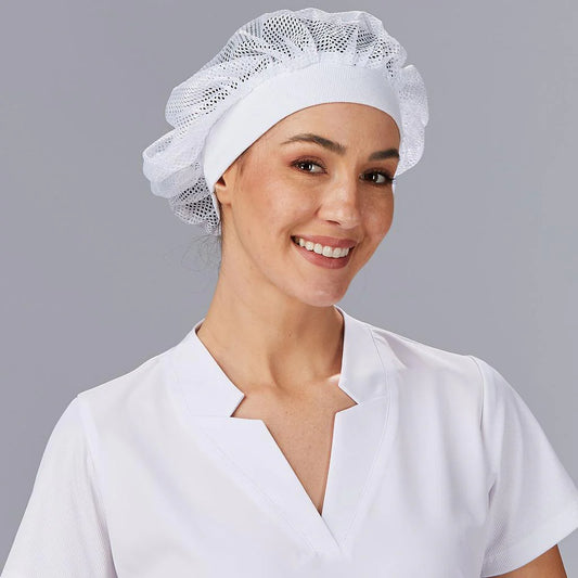 446100-101 - GORRO CON CANALE (Paq. 6 uds) BLANCO