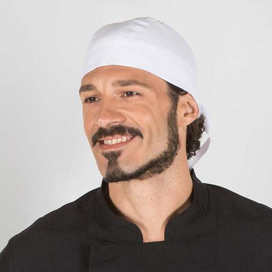 447100-101 - GORRO PIRATA LISO BLANCO