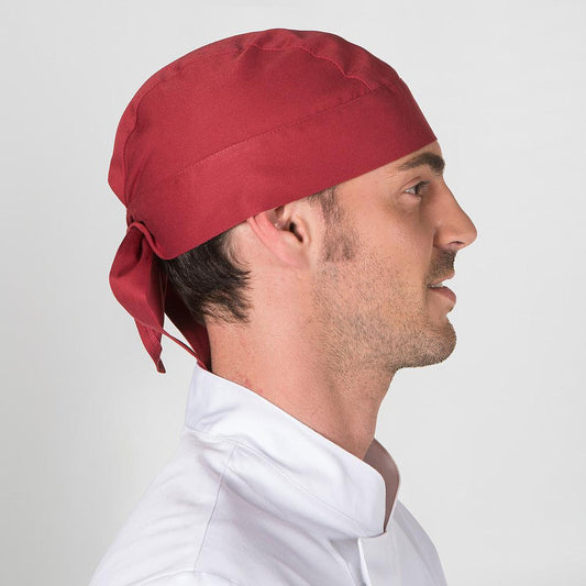447100-112 - GORRO PIRATA LISO BURDEOS