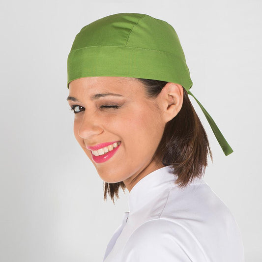 447100-121 - GORRO PIRATA LISO VERDE OLIVA