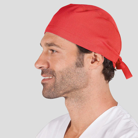 447700-105 - GORRO CIRUJANO TIRAS ROJO