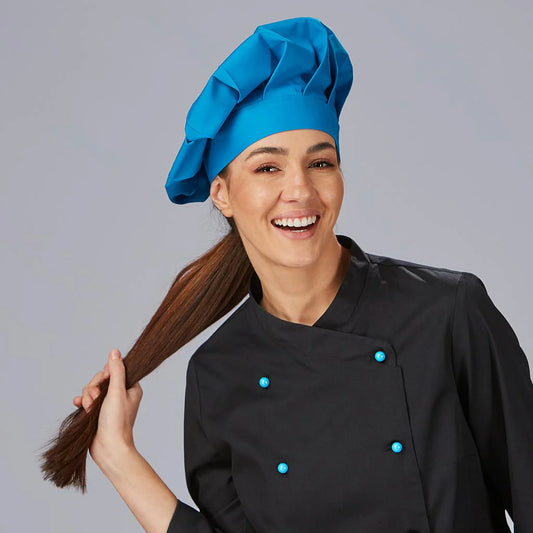 4481V0-115 - GORRO GRAN CHEF CON VELCRO TURQUESA