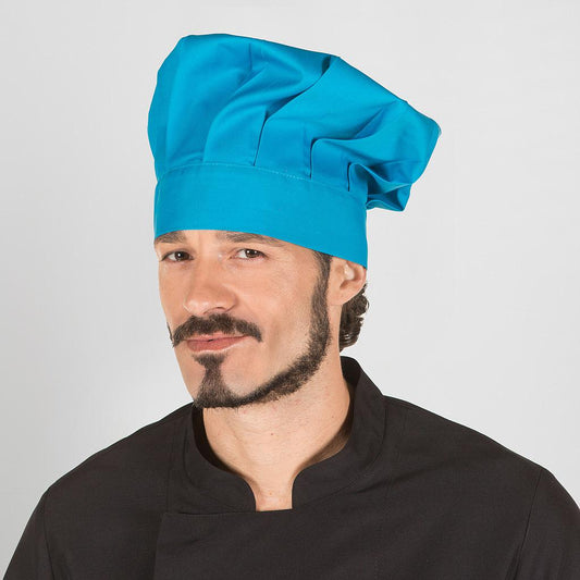 4481V0-115 - GORRO GRAN CHEF CON VELCRO TURQUESA