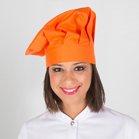 4481V0-116 - GORRO GRAN CHEF CON VELCRO NARANJA