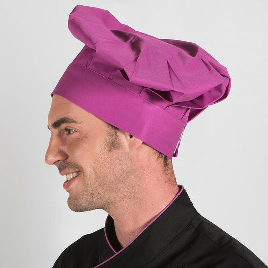 4481V0-119 - GORRO GRAN CHEF CON VELCRO MALVA