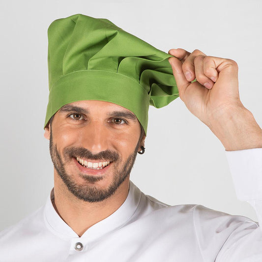 4481V0-121 - GORRO GRAN CHEF CON VELCRO VERDE OLIVA