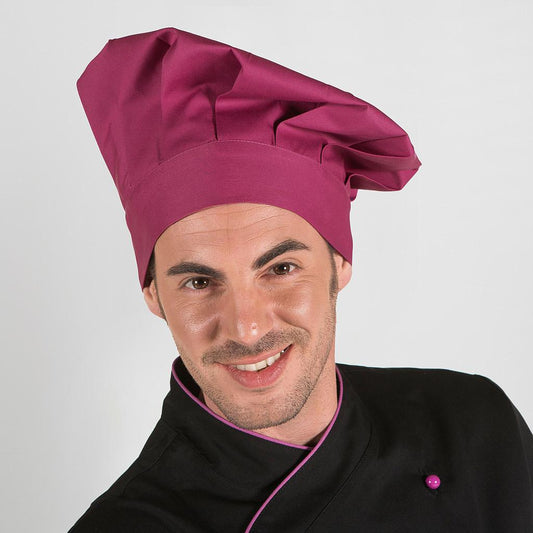 4481V0-138 - GORRO GRAN CHEF CON VELCRO FRAMBUESA