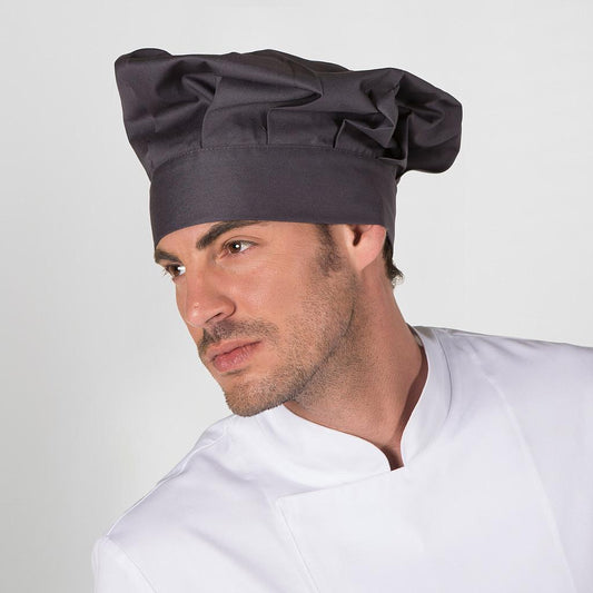4481V0-139 - GORRO GRAN CHEF CON VELCRO GRIS MARENGO