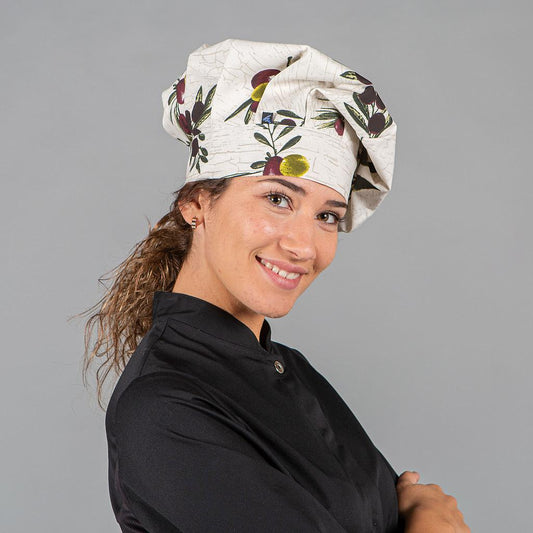 448800-5101 - GORRO GRAN CHEF ALGODON OLIVAS