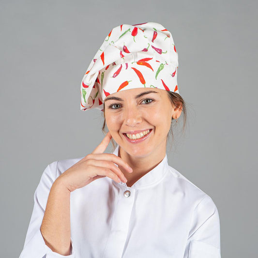 448800-5102 - GORRO GRAN CHEF ALGODON GUINDILLAS