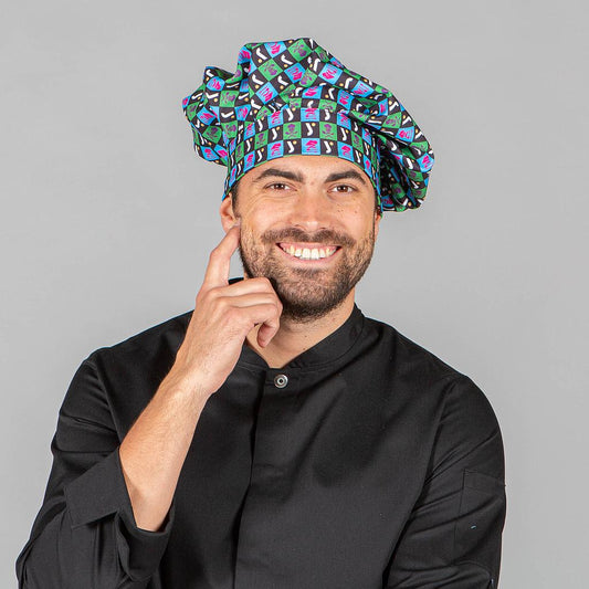 448900-5113 - GORRO GRAN CHEF VELCRO ICONOS