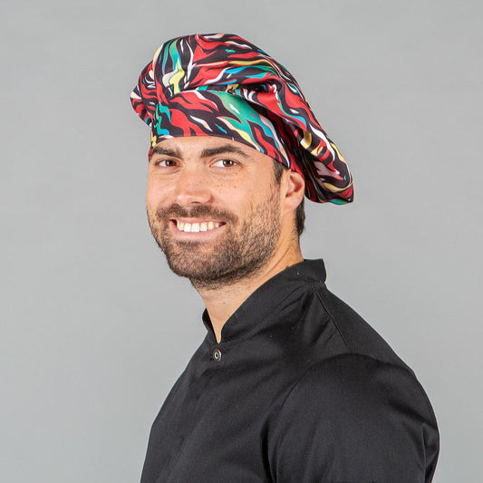 448900-5117 - GORRO GRAN CHEF VELCRO LLAMAS