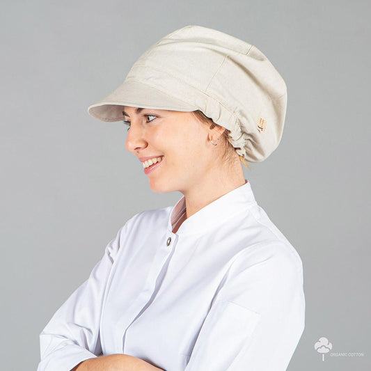 449700-110 - GORRA GATSBY TEJIDO ORGANICO BEIGE