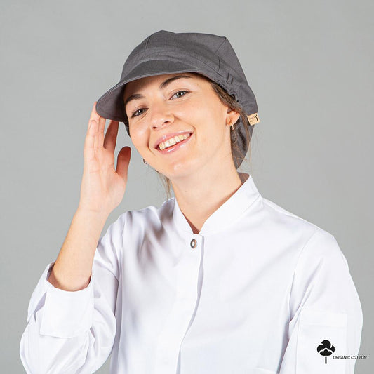 449700-139 - GORRA GATSBY TEJIDO ORGANICO GRIS MARENGO