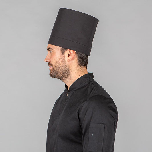 450300-001 - GORRO ALTO POPELIN NEGRO